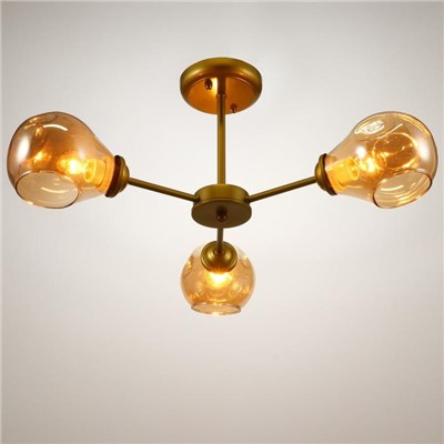 Люстра 1090/3GD 40 Вт Е27 золото 56×56×27 см