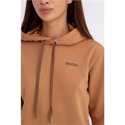 Костюм женский (толстовка, брюки) Modellini, бежевый, размер 48