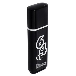 Флэш накопитель USB 64 Гб Smart Buy Glossy (black)