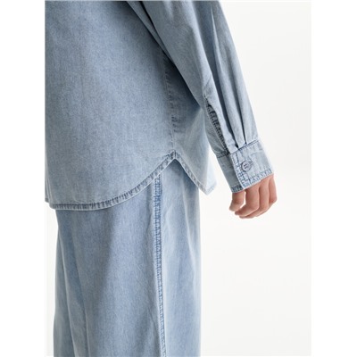 Джинсовая рубашка для девочек