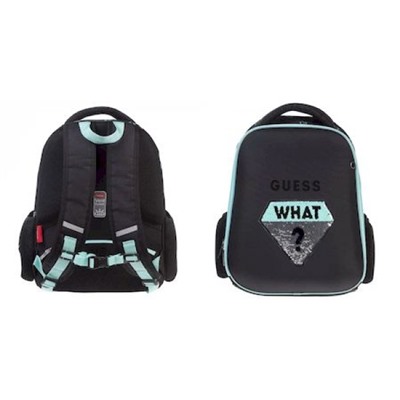 Рюкзак школьный "ЭРГОНОМИК ЛАЙТ .ЧТО?" 38х29х16 см (077762) 85001 Хатбер