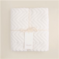 Полотенце махровое SL HOME: Geometry «Блан де Блан», 67×140 см