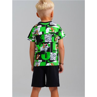 Комплект трикотажный для мальчиков: фуфайка (футболка), шорты