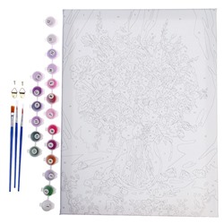 Картина по номерам на холсте с подрамником «Натюрморт с цветами», 30×40 см