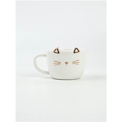 Чайная пара «Счастье уже здесь»: кружка 200 мл, блюдце 18×11 см, ложка