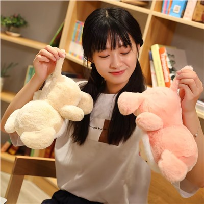 Игрушка мягкая в голубом костюме 30х20см