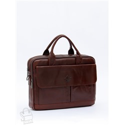 Портфель мужской кожаный 0883Z coffee Zinimsk