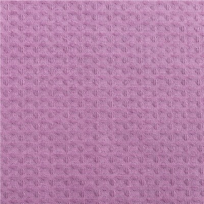 Полотенце вафельное банное Экономь и Я 80×150 см, цвет лаванда, 200 г/м², 100% хлопок