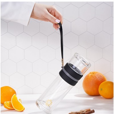 УЦЕНКА Термос-заварник чайный «Король Лев», с силиконовой ручкой, 290 мл