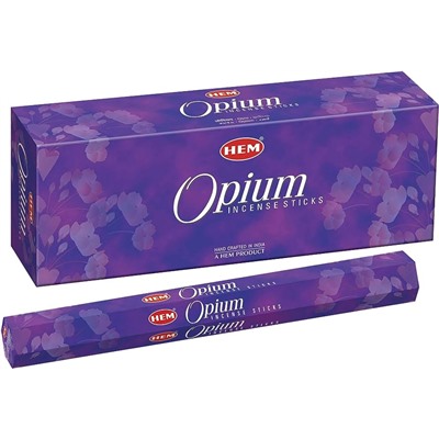 HEM Благовония шестигранник упаковка 6шт: Precious Opium (1 блок)