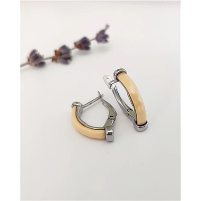 Серьги с керамикой