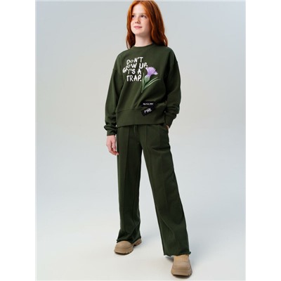 Брюки трикотажные для девочек