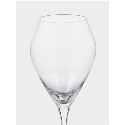 Бокалы для вина «Брависсимо», 420 мл, набор 6 шт., стекло, прозрачные