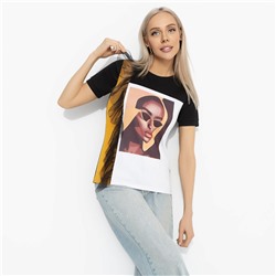 Футболка с объемным декором, Уверенно моя