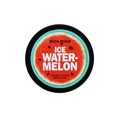 Скраб-слайм для тела Ice watermelon, питание и увлажнение, с ароматом арбуза, 250 г, PICO MICO