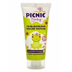Гель-бальзам после укусов насекомых "Picnic Baby", с экстрактом ромашки, 30 мл