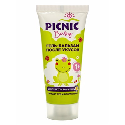Гель-бальзам после укусов насекомых "Picnic Baby", с экстрактом ромашки, 30 мл