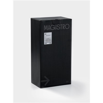 Бокалы для шампанского Magistro «Амьен», 250 мл, h=26 см, набор 2 шт., стекло, прозрачные