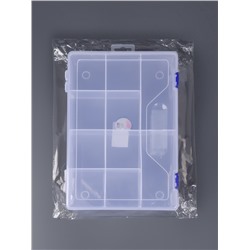 Органайзер для хранения мелочей, 10 съёмных ячеек, с подвесом, 31×20.5×6 см, прозрачный