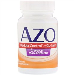 Azo, Bladder Control with Go-Less & Weight Management, 48 Capsules