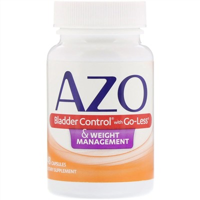 Azo, Bladder Control with Go-Less & Weight Management, 48 Capsules