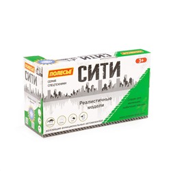 Полесье "Сити", автомобиль коммунальный инерционный (со светом и звуком) (зелёный) (в коробке)