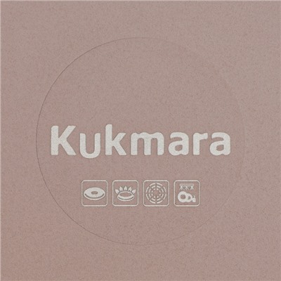 Кастрюля KUKMARA Stella, 4.2 л, d=25.5 см, h=12 см, стеклянная крышка, антипригарное покрытие, литой алюминий