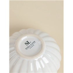Салатники SL Home «Нимфея», 580 мл, 13.3×5.5 см, набор 2 шт., керамика, теплые белые