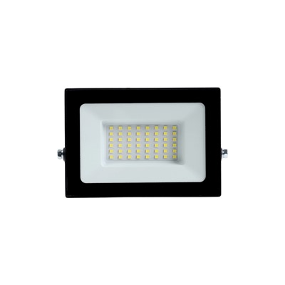 Прожектор светодиодный VKL Electric, 50 Вт, 6000 лм, 6500К, IP65, 220 В чёрный, свечение холодное белое