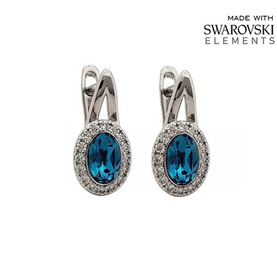 Серьги с кристаллами Swarovski