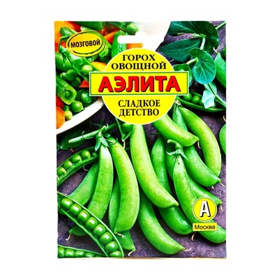 Семена Горох лущильный "Сладкое детство", 25 г