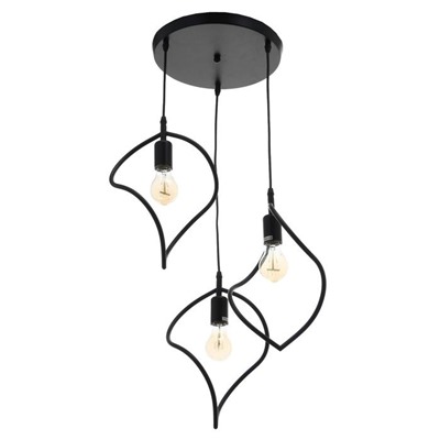 Светильник BayerLux 40384/3 E27 40 Вт черный 31×31×35-135 см