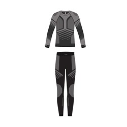 Термокомплект трикот. для мужчин: фуфайка (футболка) с длин. рук, брюки