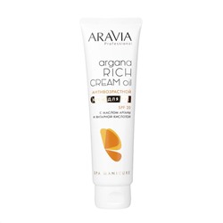 442913 ARAVIA Professional Aravia Professional Крем для рук антивозрастной Argana Rich Cream Oil SPF 20, 100 мл/15