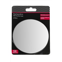 Rama Rose Зеркало косметическое с 5x увеличением на присосках, черный, Ø14 см KRISTALLER, 1111656