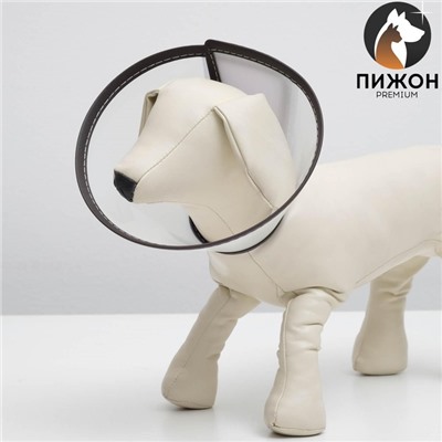 Ветеринарный воротник «Пижон №3», обхват шеи 22.5 см, высота 11 см