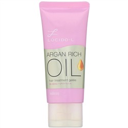 Mandom, Lucido-L, Argan Rich Oil, гель для ухода за волосами, 80 мл