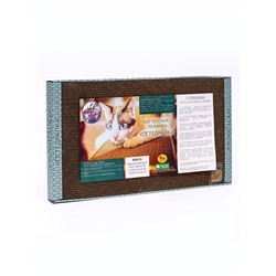 Домашняя когтеточка-лежанка для кошек, 56×30 см