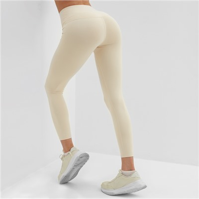 Легинсы спортивные женские MINAKU: SPORTLY, белые, размер 44