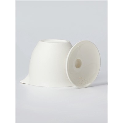 Набор для чайной церемонии ДЖЕКИЧАЙ «Инуяма», 6 предметов, на 3 персоны, чашка 50 мл, чайник 120 мл, керамика, белый