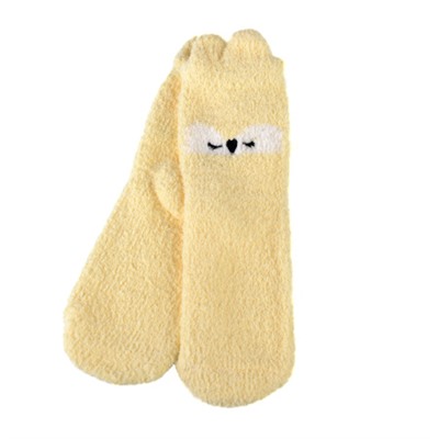 Носки женские флисовые р. 35-40 новогодний / MNZ-16 /уп 12/ микс