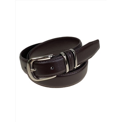 Ремень женский  из искусственной кожи, цвет шоколад