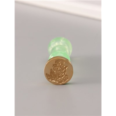 Подарочный набор для сургучной печати «Растение», печать, ручка, сургуч, 12.5×10×3.6 см