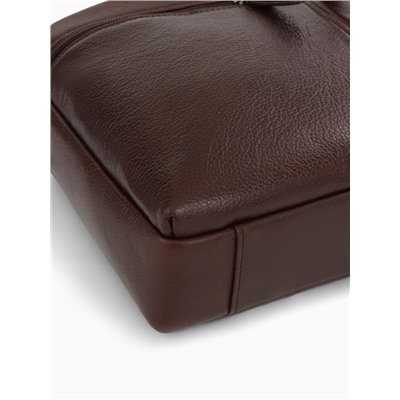 Сумка деловая мужская Fidelio Largo, 32×8×25 см, коричневая