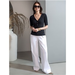 Джемпер тонкой вязки из вискозы с нейлоном