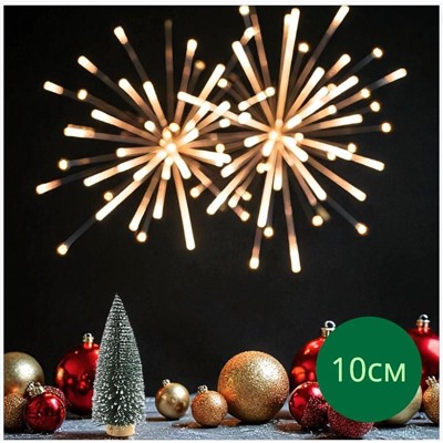 Елка декоративная 10см со снегом