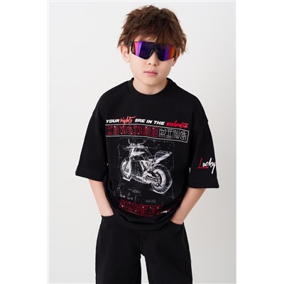 Фуфайка трикотажная для мальчиков (футболка) PLAYTODAY, 1240005