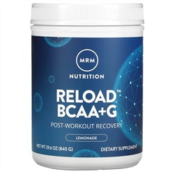 MRM, Reload, BCAA+G , восстановление после тренировки, лимонад, 840 г (29,6 унции)