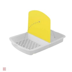 Доска разделочная "Миди" с двумя лотками, с антискользящими ножками, 34,5х23