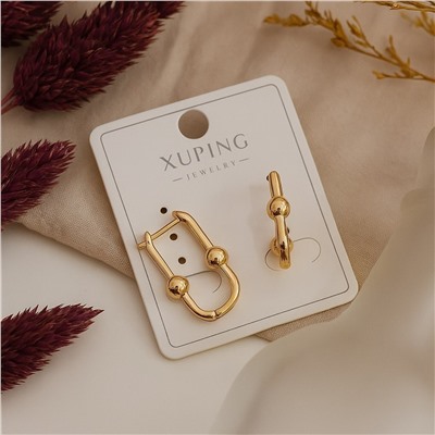 Серьги коллекция "Xuping" покрытие позолота, арт.004.085